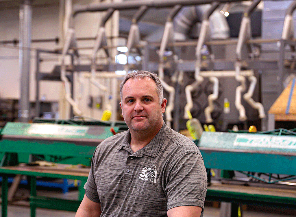 Chris Racherbaumer, sheet metal apprenticeship instructor at Local 36 JATC in St. Louis