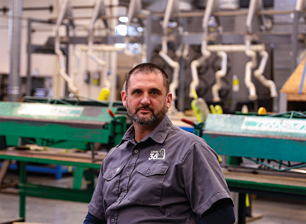 Jason Northcutt, sheet metal apprenticeship instructor at Local 36 JATC in St. Louis